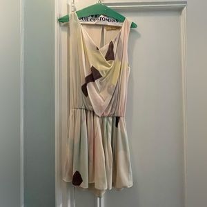 Vtg Alice & Olivia sleeveless mini dress with drop-waist. Size XS in GUC